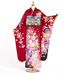 赤で人気の振袖(成人式) 通販｜格安の着物販売・購入サイト【きもの