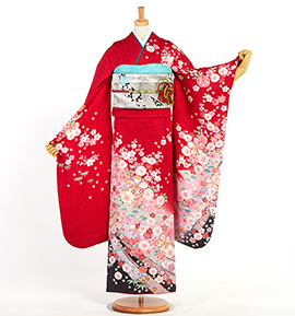 赤で人気の振袖(成人式) 通販｜格安の着物販売・購入サイト【きもの