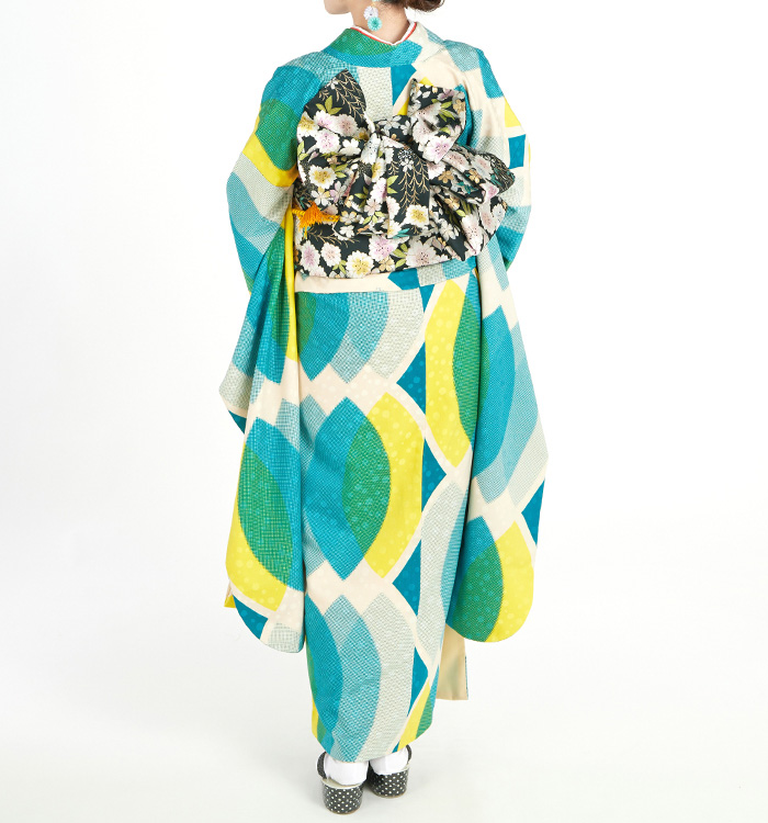 Modern Antenna 振袖 No.EE-1388-Mサイズのレンタル｜きもの365