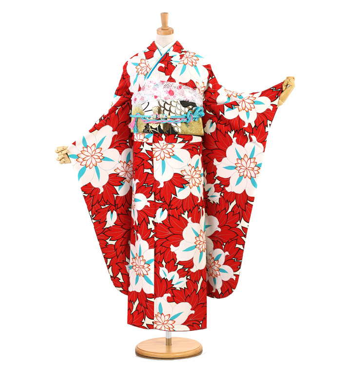 紅一点 振袖 No.EE-1417-Mサイズのレンタル｜きもの365