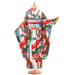 ≪美品≫正絹　振袖9点フルセット【575】【150cm~160cmの方用】 振袖(成人式)通販 商品一覧｜格安の着物販売・購入サイト