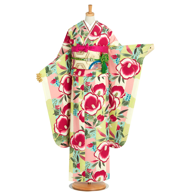 九重 振袖（専用襦袢付）No.EE-2546-Lサイズのレンタル｜きもの365