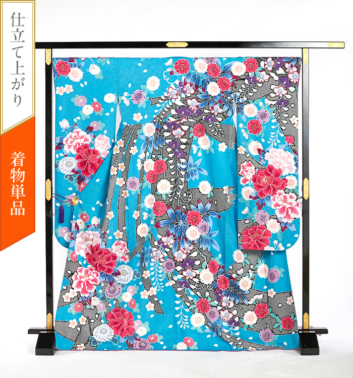 【着物単品】H・L 振袖 No.EE-3619-Mサイズ