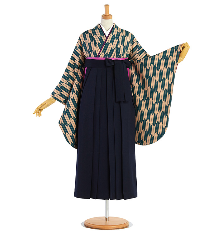 卒業式 袴 着物 レンタル着物DDD823×袴MRB049 | 【京都さがの館】卒業式袴レンタル