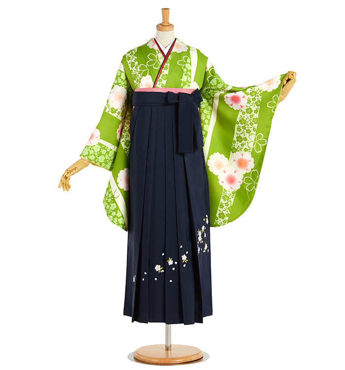 【美品】袴、卒業式　150 卒業袴 No.FE-2433-Mサイズの通販｜きもの365