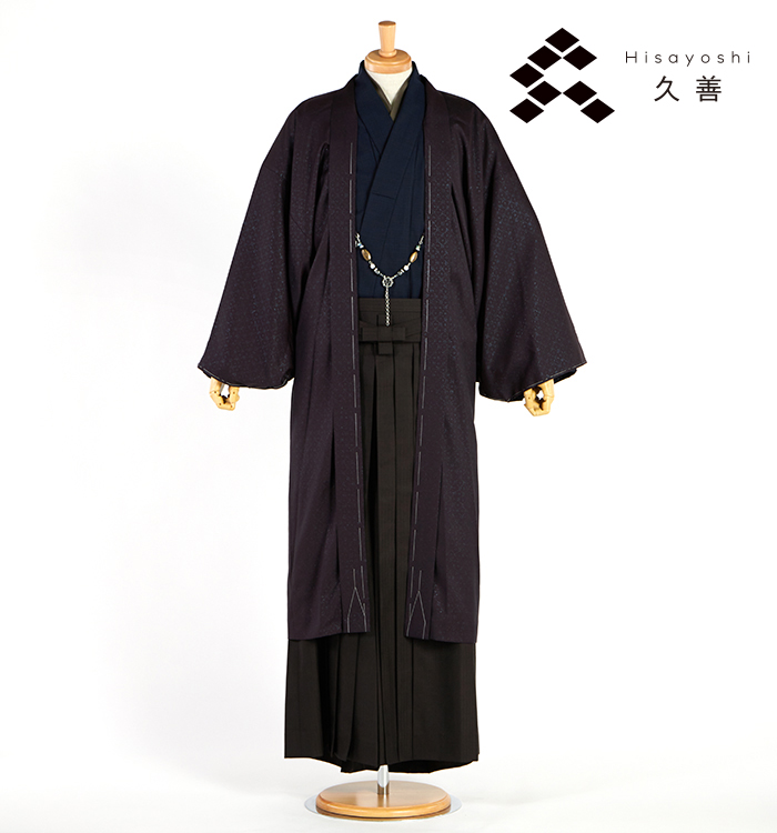 クリームチョコ　男子袴２枚 久善 produced by たちばな 男袴 No.HA-0137の通販｜きもの365