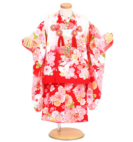 正絹 七五三（子ども） 3歳女の子 No.JA-0059のレンタル｜きもの365