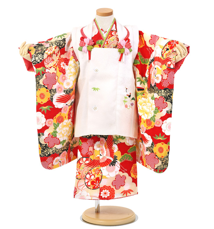 正絹 七五三（子ども） 3歳女の子 No.JA-0044のレンタル｜きもの365