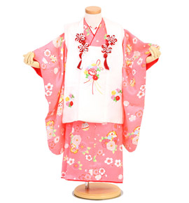 正絹 七五三（子ども） 3歳女の子 No.JA-0031のレンタル｜きもの