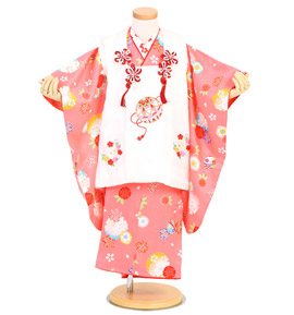 正絹 七五三（子ども） 3歳女の子 No.JA-0031のレンタル｜きもの