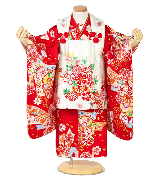 正絹 七五三（子ども） 3歳女の子 No.JA-0473のレンタル｜きもの365