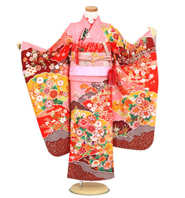 アンティーク風 正絹 七五三（子ども） 7歳 No.JA-5159のレンタル