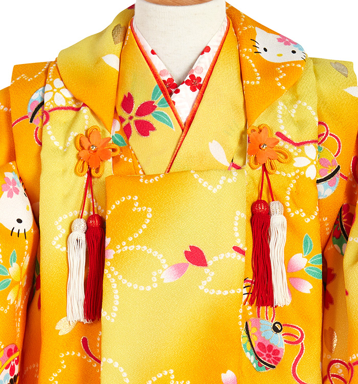 ハローキティ 七五三（子ども） 3歳女の子（専用小物付）No.JE-0225の