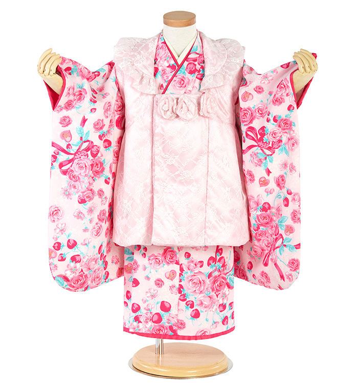 【専用】七五三　３歳　女の子 七五三 女の子 被布セット フルセット 3才 3歳 白 レース 販売