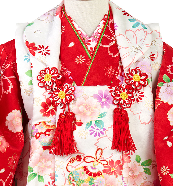 七五三（子ども） 3歳女の子（専用小物付）No.JE-0236のレンタル