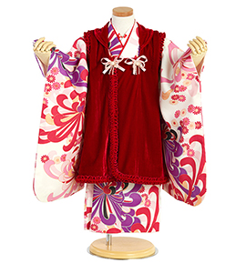 ハローキティ 七五三（子ども） 3歳女の子（専用小物付）No.JE-0331の