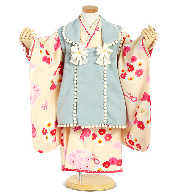 SEIKO MATSUDA 七五三（子ども） 3歳女の子（専用小物付）No.JE-0282