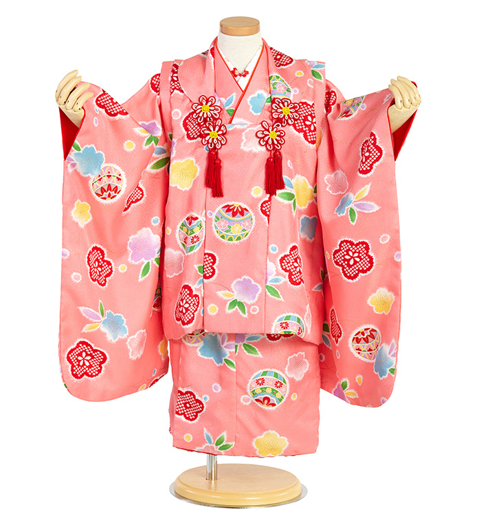 KYOETSU 着物 3歳七五三着物9点セット A キッズ 子供 女の子
