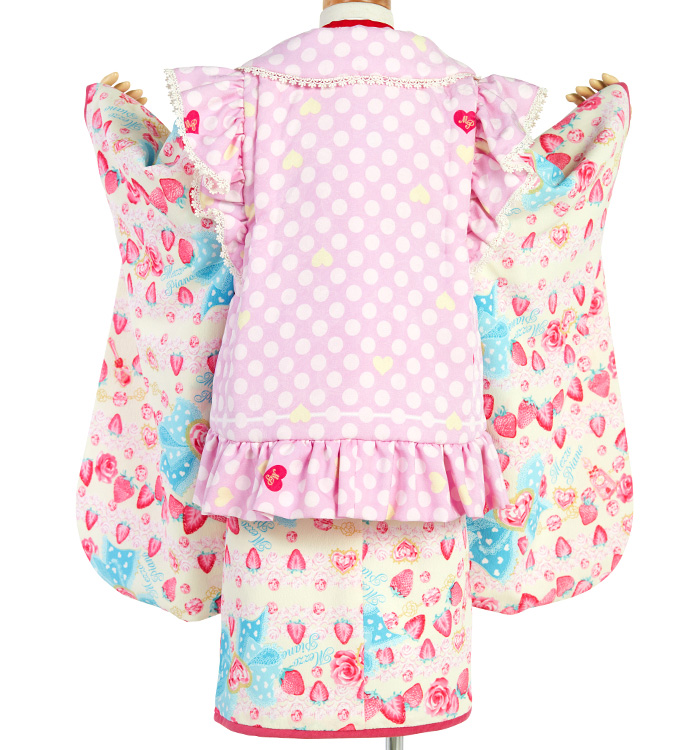 mezzo piano 七五三（子ども） 3歳女の子（専用小物付）No.JE-0322の