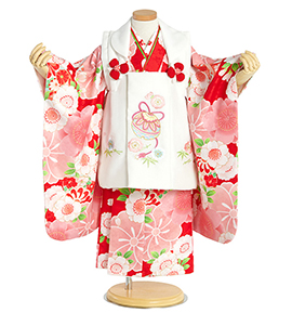 ハローキティ 七五三（子ども） 3歳女の子（専用小物付）No.JE-0331の