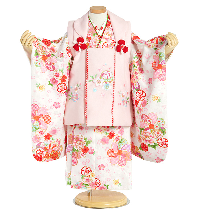 七五三（子ども） 3歳女の子 No.JE-0364のレンタル｜きもの365