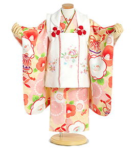 七五三（子ども） 3歳女の子 No.JE-0402のレンタル｜きもの365