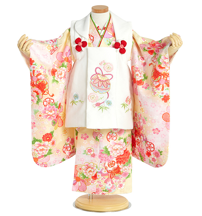 七五三（子ども） 3歳女の子 No.JE-0402のレンタル｜きもの365