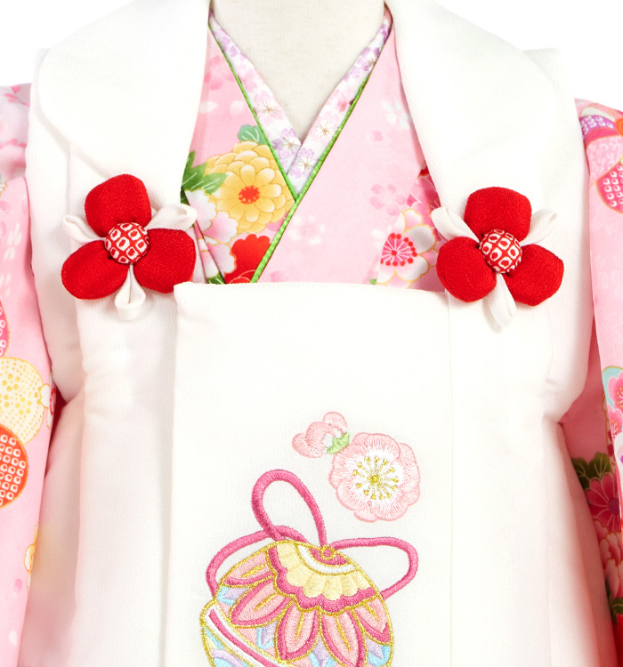 七五三（子ども） 3歳女の子（専用小物付）No.JE-0482のレンタル