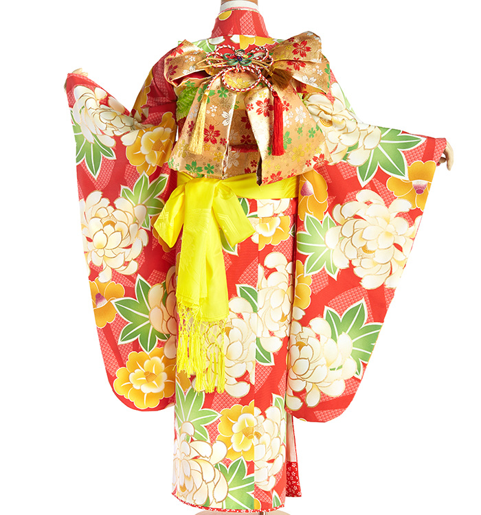 花わらべ 七五三（子ども） 7歳 No.JE-5029のレンタル｜きもの365