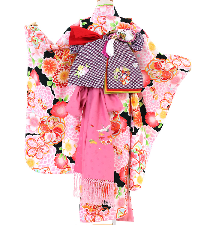 式部浪漫 七五三（子ども） 7歳（専用小物付）No.JE-5052のレンタル