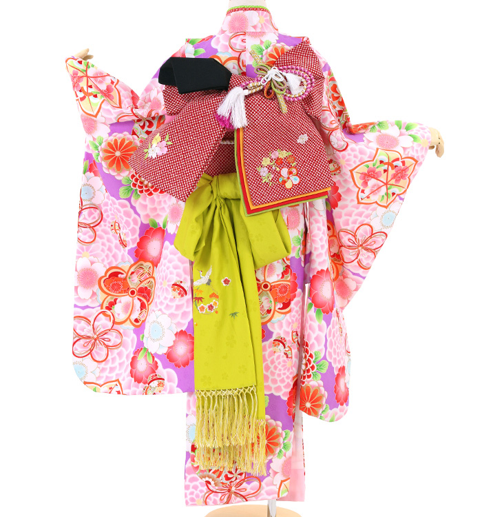 式部浪漫 七五三（子ども） 7歳（専用小物付）No.JE-5054のレンタル