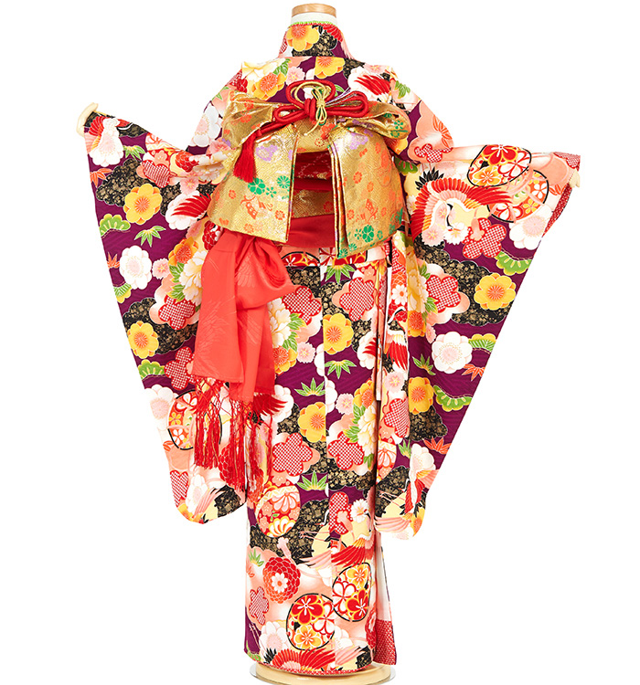 七五三7歳 MIN37 式部浪漫 NISHIORI 式部浪漫 レンタル商品 7歳の七五三 女の子 四つ身