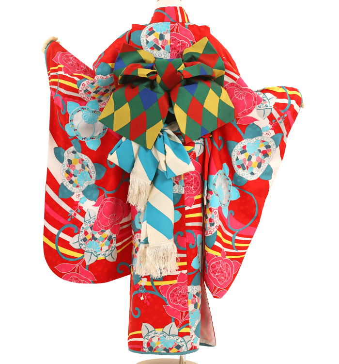 モダンアンテナ 七五三（子ども） 7歳（専用小物付）No.JE-5142