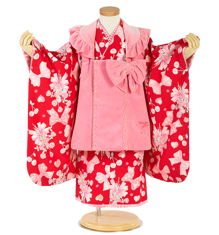 mezzo piano 七五三（子ども） 3歳女の子（専用小物付）No.JX-0247の