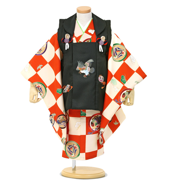 七五三（子ども） 3歳男の子被布セット No.KE-0003