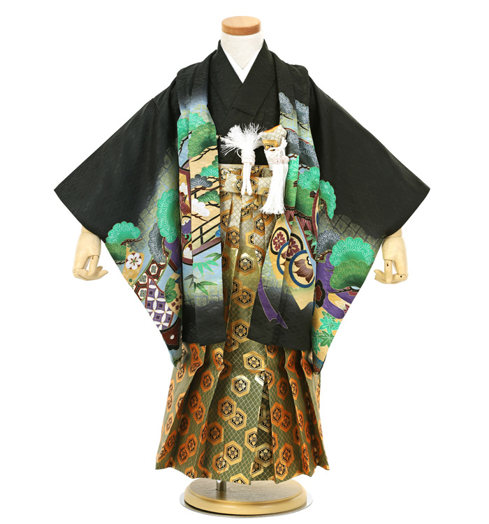 七五三（子ども） 3歳男の子袴セット No.KE-0022のレンタル｜きもの365