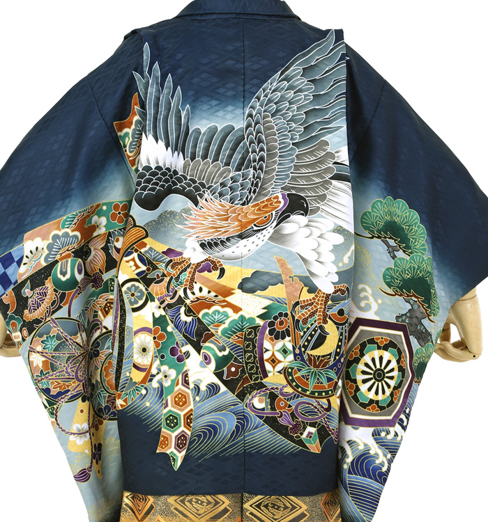 七五三（子ども） 3歳男の子袴セット No.KE-0023のレンタル