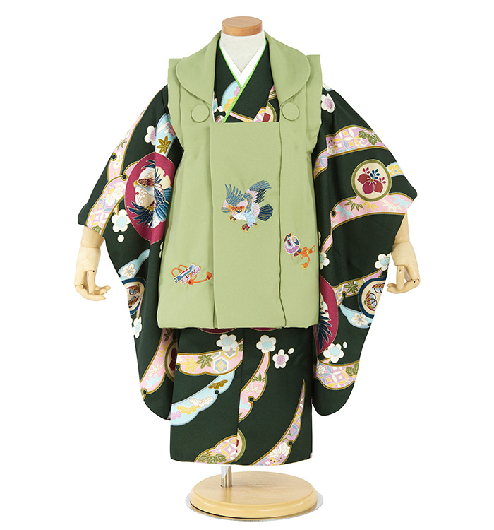 七五三（子ども） 3歳男の子被布セット No.KE-0058のレンタル｜きもの