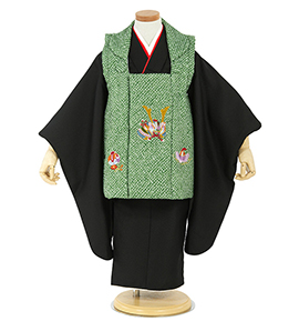 七五三（子ども） 3歳男の子被布セット No.KE-0061のレンタル｜きもの