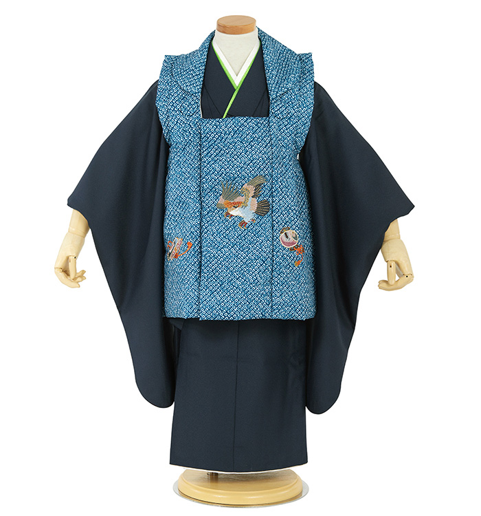 七五三（子ども） 3歳男の子被布セット No.KE-0069のレンタル｜きもの