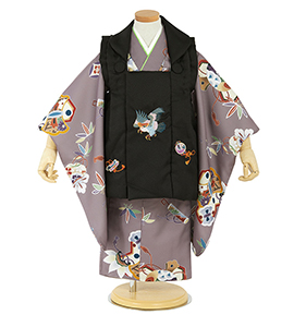 七五三（子ども） 3歳男の子被布セット No.KE-0061のレンタル｜きもの