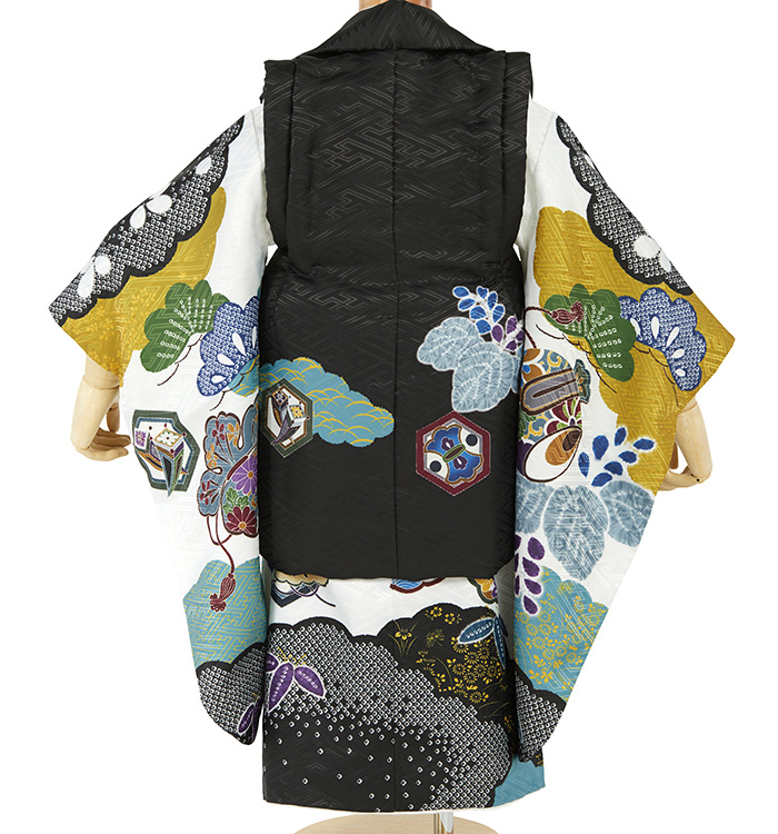 七五三（子ども） 3歳男の子被布セット No.KE-0103のレンタル｜きもの