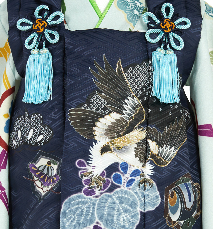 七五三（子ども） 3歳男の子被布セット No.KE-0107のレンタル｜きもの