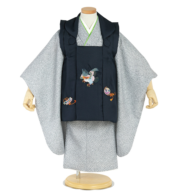 七五三（子ども） 3歳男の子被布セット No.KE-0110のレンタル｜きもの