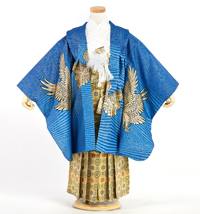 七五三用青金着物セット 楽天市場】【レンタル】七五三 着物 5歳 羽織袴セット 男の子 15点フル