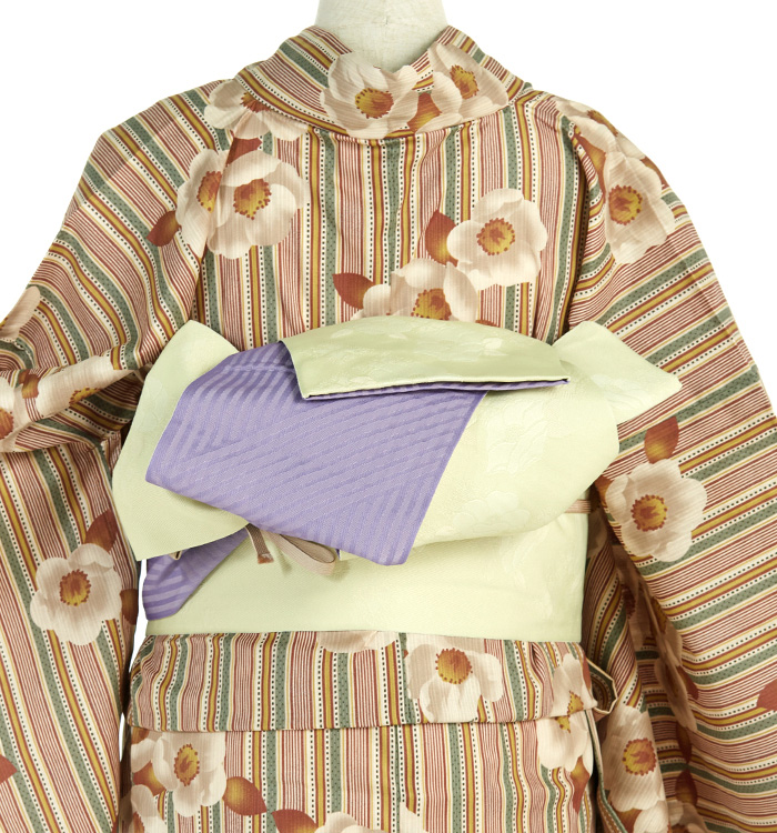 浴衣 半巾帯・帯留付き No.LF-0009-Fサイズ_02