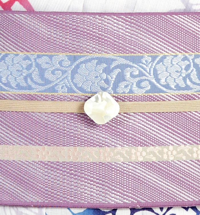 IKS COLLECTION 散 浴衣 正絹博多織小袋帯・帯留付き No.LF-0016-Fサイズ_04