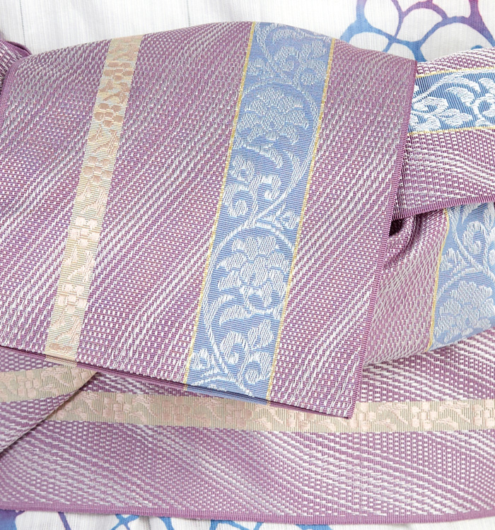 IKS COLLECTION 散 浴衣 正絹博多織小袋帯・帯留付き No.LF-0016-Fサイズ_05