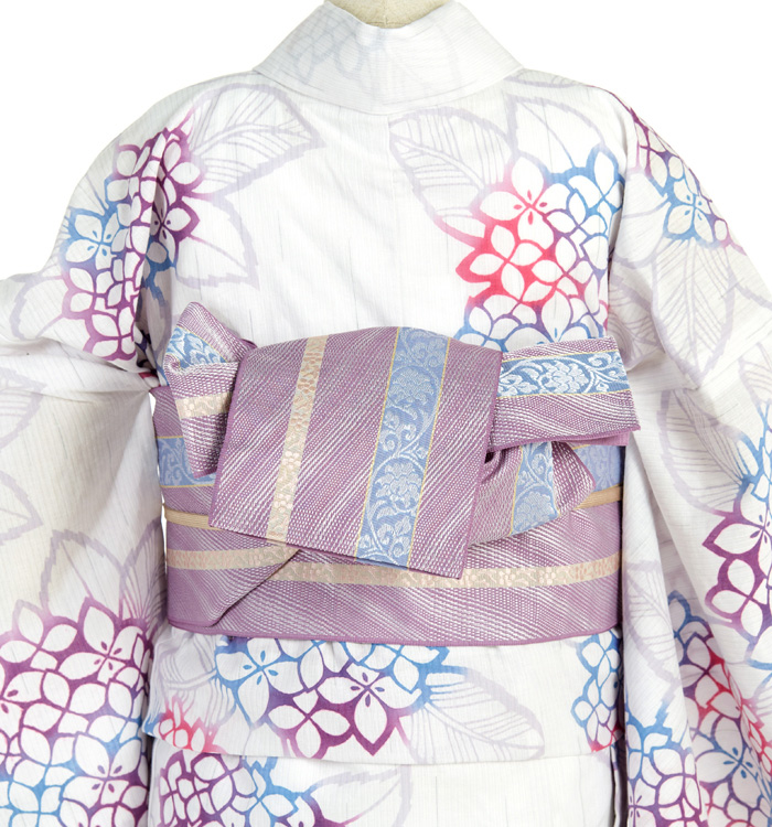 IKS COLLECTION 散 浴衣 正絹博多織小袋帯・帯留付き No.LF-0016-Fサイズ_02