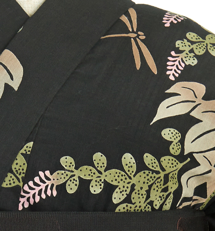 半巾帯　約17㎝巾　2 IKS COLLECTION 佳 浴衣 半巾帯・帯留付き No.LF-0017-ワイド-MO